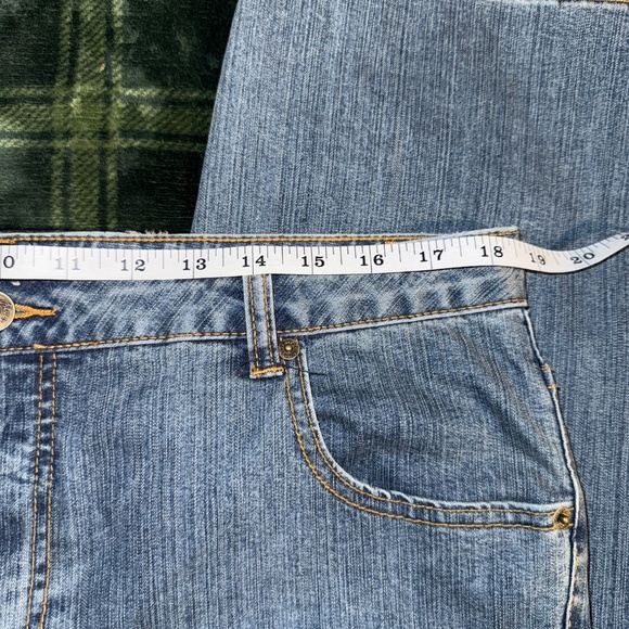 Womens L.A. Blues Wilshire Denim Blue Jeans Size 3 Extra Short 37 x 25 Stretch - Picture 4 of 9